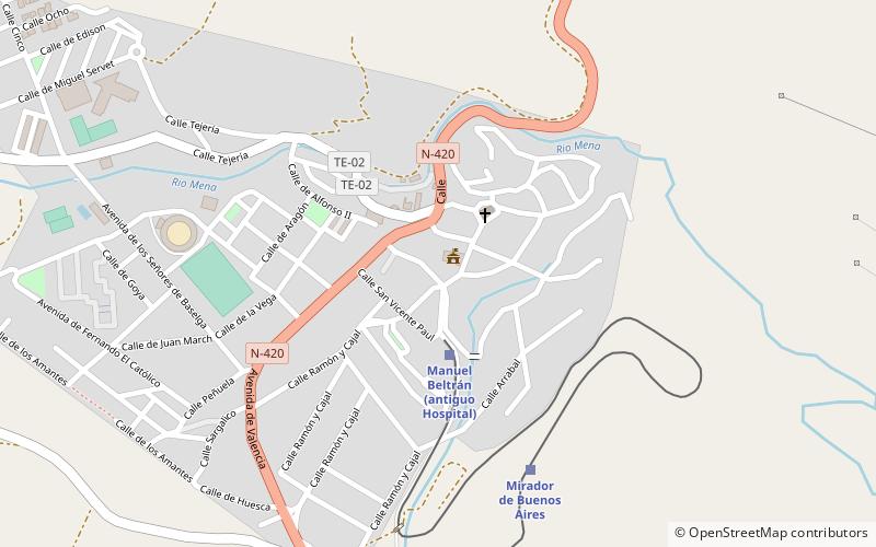 Utrillas location map