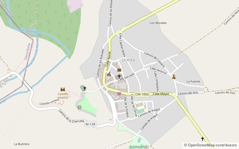 Uceda location map