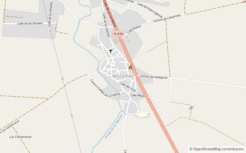 Mozárbez location map