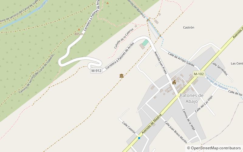 Patones location map