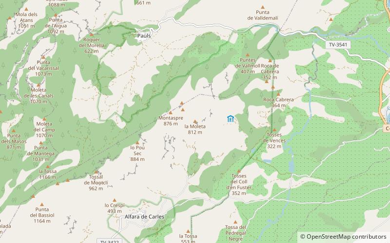 la Moleta location map