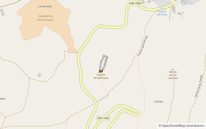 Castillo de Jadraque location map