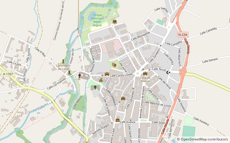 Calamocha location map