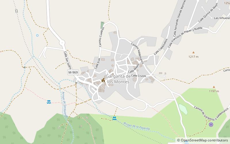 Garganta de los Montes location map