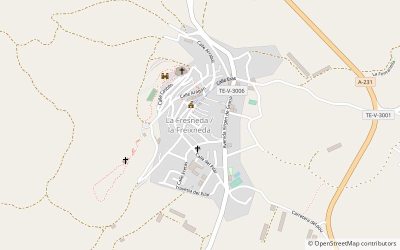 La Fresneda location map