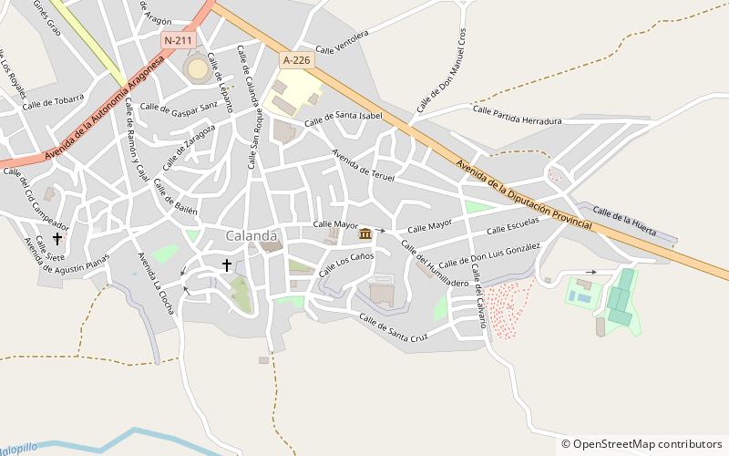 Centro Buñuel Calanda location map