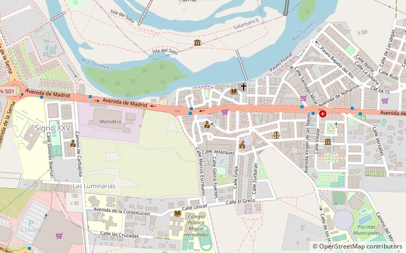 santa marta de tormes salamanka location map