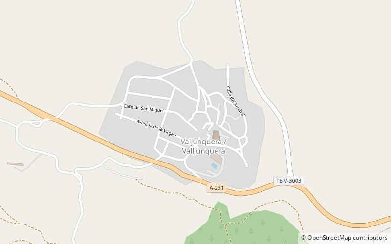 Valjunquera location map