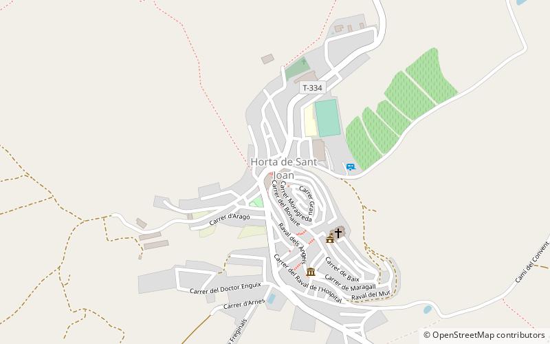 Horta de San Juan location map