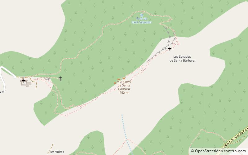 Muntanya de Santa Bàrbara location map