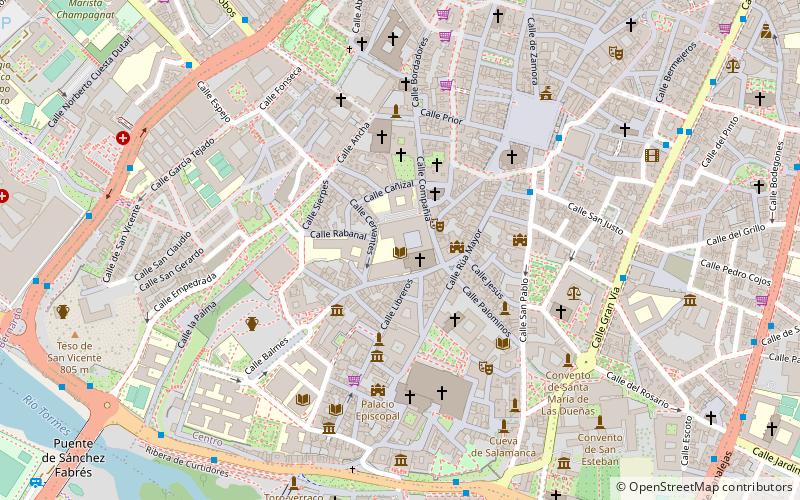 Université pontificale de Salamanque location map