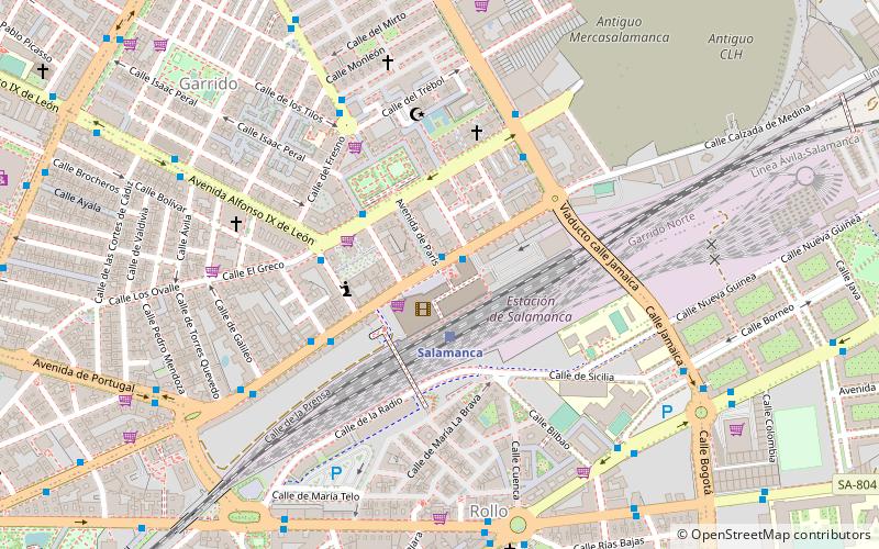Estación de Salamanca location map