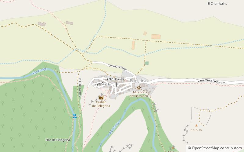 Castle of Pelegrina location map