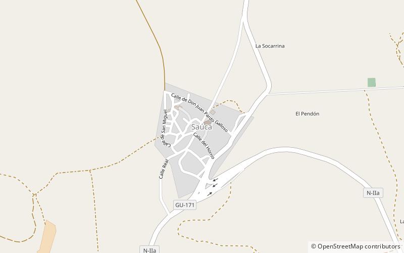 Saúca location map