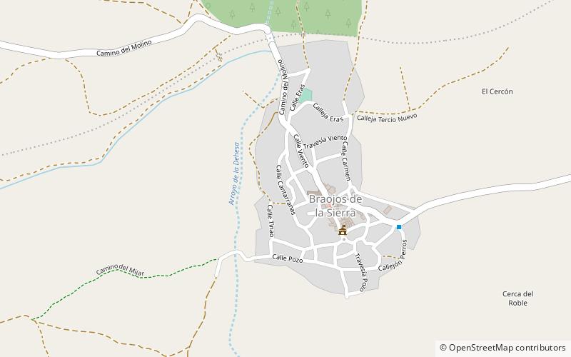 braojos de la sierra location map