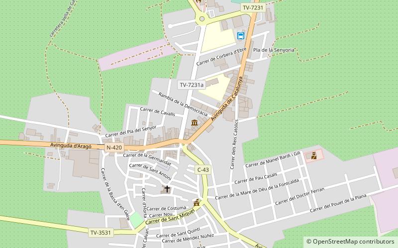 Centre d'Estudis de la Batalla de l'Ebre location map