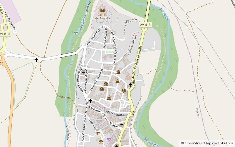 Arévalo History Museum location map