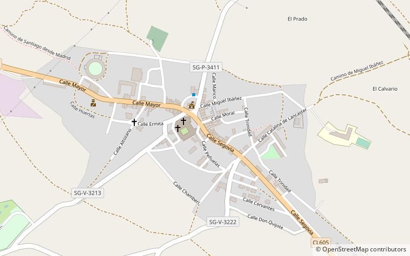 Santa María la Real de Nieva location map