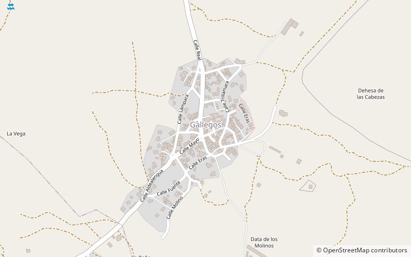 Gallegos location map