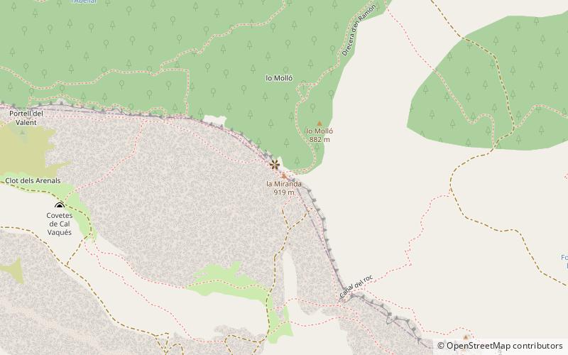 La Miranda location map