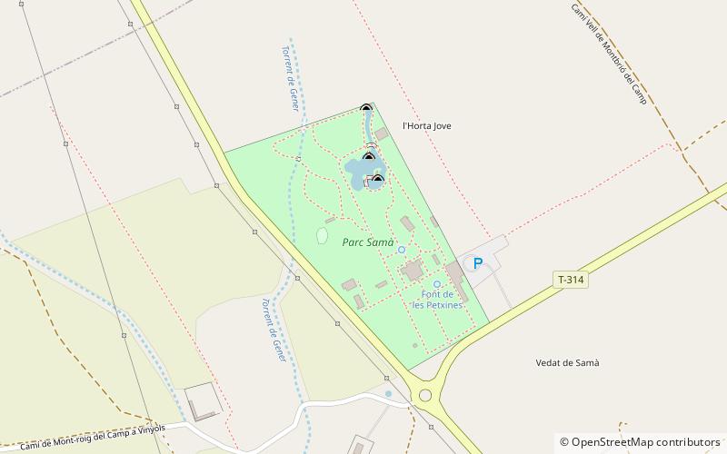 Parc Samà location map