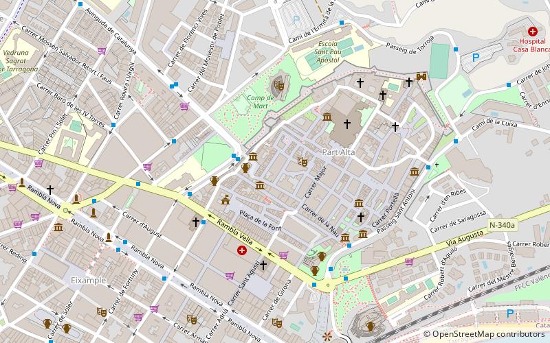 Forum provincial de Tarragone location map
