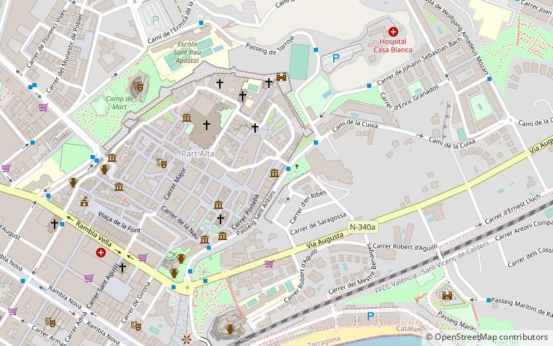 casa canals tarragona location map