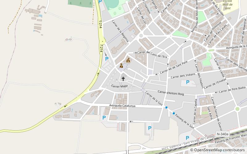 Sant Pere location map