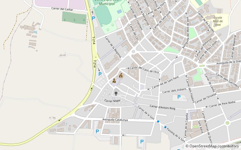 Castillo de Torredembarra location map