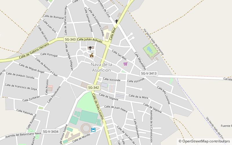 Nava de la Asunción location map