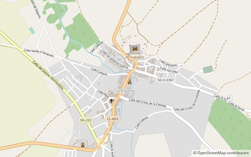 Turégano location map