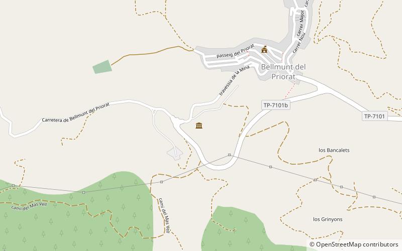 Bellmunt del Priorat location map