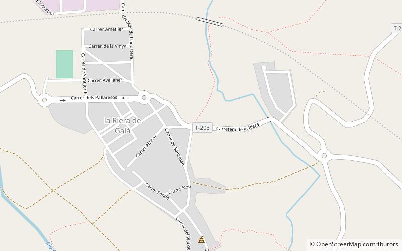 La Riera de Gaià location map