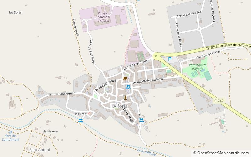 alforja location map