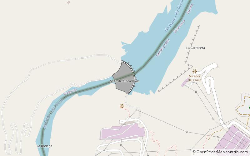 Presa de Aldeadávila location map