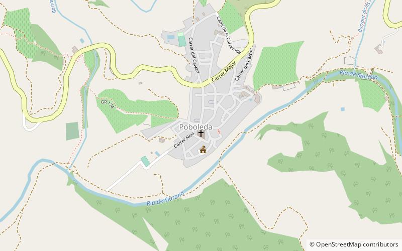 Poboleda location map