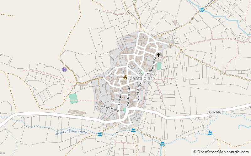 Cantalojas location map