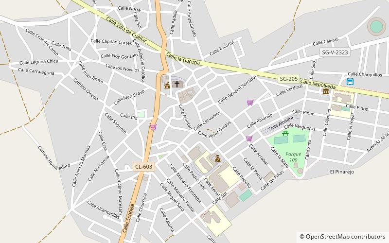 Cantalejo location map