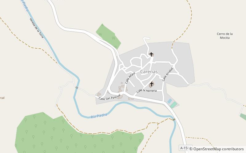 Carenas location map
