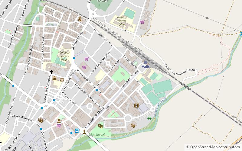 parc barrau valls location map