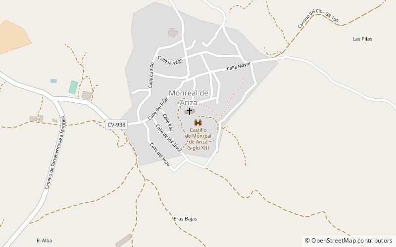 Castillo de Monreal de Ariza location map