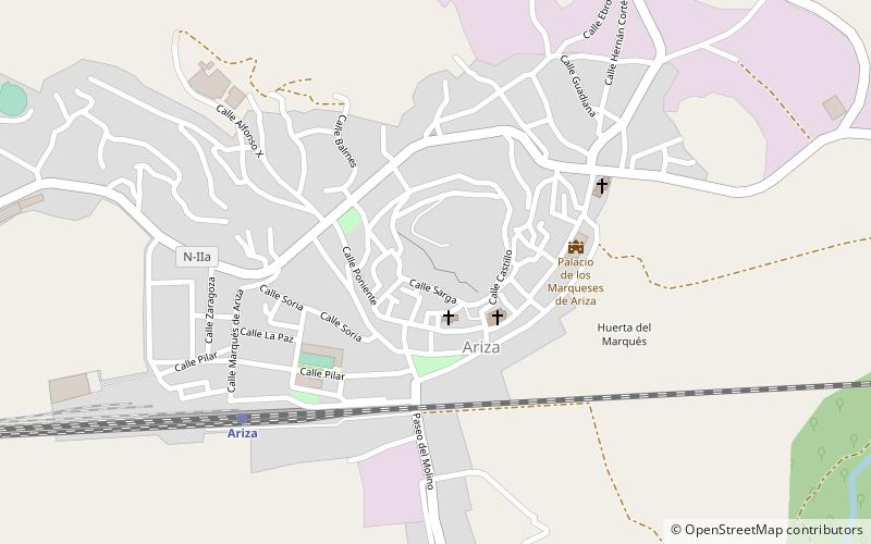 Castillo de Ariza location map