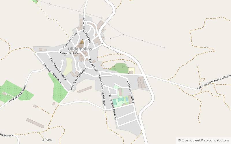 Ulldemolins location map