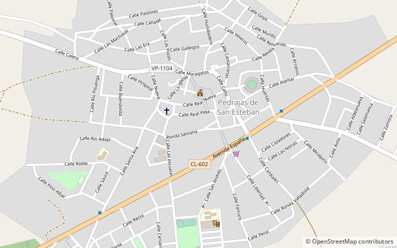 Pedrajas de San Esteban location map