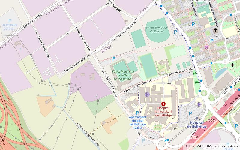 Estadi Municipal de Futbol de L'Hospitalet location map