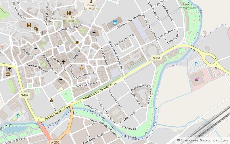 plaza del justicia calatayud location map