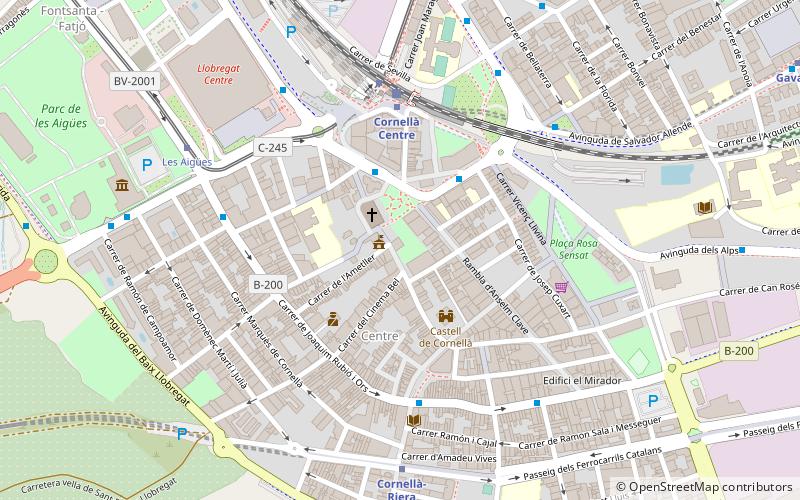 Cornellà de Llobregat location map