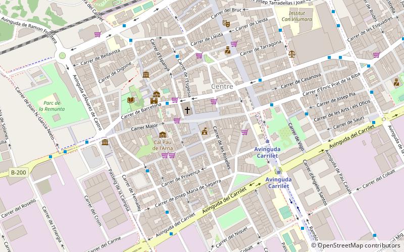 L'Hospitalet Museum location map