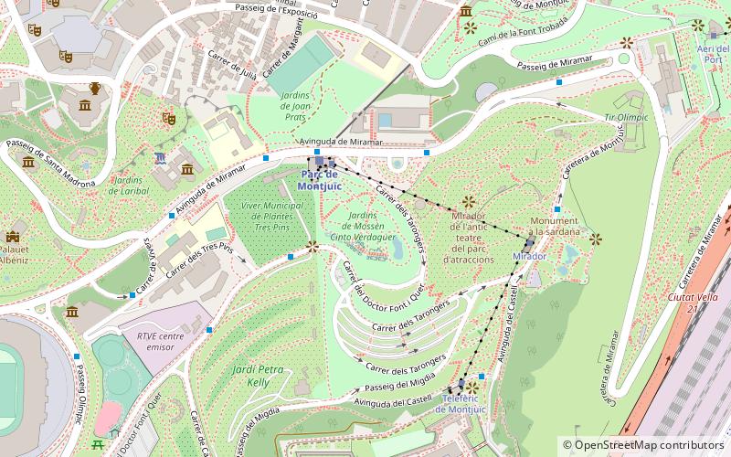 Jardins de Mossèn Cinto Verdaguer location map