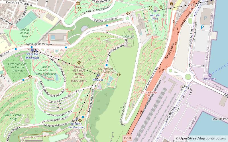 Jardins del Mirador de l'Alcalde location map